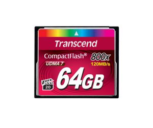 Transcend 64GB CF 800X Premium Hafıza Kartı TS64GCF800