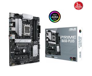 Asus PRIME B650-PLUS AM5 DDR5 6400Mhz SATA3 USB3.2 128 GB ATX ANAKART