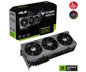 Asus TUF RTX4090 24GB GDDR6X 384BIT 3xDP/2xHDMI EKRAN KARTI TUF-RTX4090-O24G-GAMING