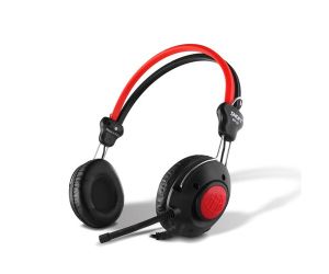 Snopy Siyah-Kırmızı Mikrofonlu Kulak Üstü Kulaklık SN-58