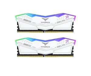 Team T-Force DELTA RGB White 32GB (2x16GB) 5200Mhz DDR5 CL40 Gaming Ram FF4D532G5200HC40CDC01