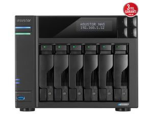 Asustor 6 YUVALI 8GB DDR4 NAS DEPOLAMA ÜNİTESİ AS6706T