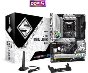 Asrock Z790 Steel Legend Wi-Fi 7200mhz (OC) RGB M.2 1700p ATX DDR5 Anakart