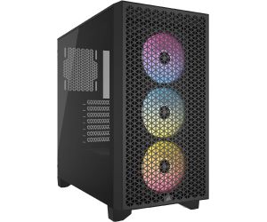 Corsair iCUE 3000D RGB Temperli Cam Mid-Tower Siyah Bilgisayar Kasası CC-9011255-EU