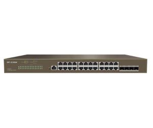 IP-COM 24 PORT GIGABIT + 4x1GB SFP UPLINK L3 YÖNETİLEBİLİR RACKMOUNT SWİTCH G5328F