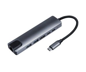 Sensei TYPE-C 6IN1 HDMI COK FONKSIYONLU USB 3.0 DOCK STATION ÇOKLAYICI