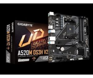 Gigabyte A520M-DS3H AM4 DDR4 4733MHz 128GB 3466 MHz Micro ATX ANAKART A520M-DS3H-V2