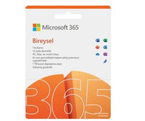 Microsoft MS OFFİCE 365 BİREYSEL TÜRKÇE KUTU 1 YIL QQ2-01451