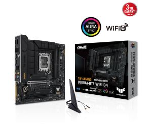 Asus TUF Gaming B760M-BTF WIFI D4 Intel B760 Soket 1700 DDR4 5333 (OC) MHz mATX Gaming Anakart