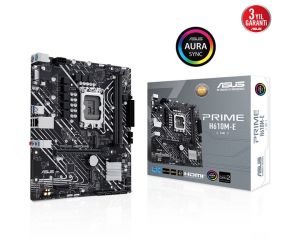 Asus PRIME H610M-E-CSM 5600MHz DDR5 Soket 1700P M.2 USB 3.2 HDMI DP D-Sub mATX Anakart