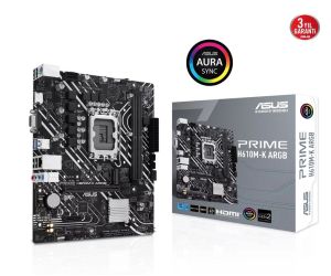 Asus PRIME H610M-K 3200MHz DDR5 Soket 1700p M.2 HDMI D-Sub mATX Anakart