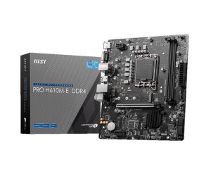 MSI PRO H610M-E DDR5 Intel LGA1700 5600MHz 96 GB PCIe 4.0 Micro ATX Anakart