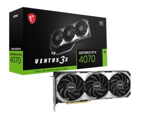 MSI RTX4070 12GB GDDR6X 192BIT 3xDP/HDMI (GEFORCE RTX 4070 VENTUS 3X E 12G OC) EKRAN KARTI