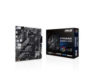 Asus PRIME B550M-K ARGB AM4 DDR4 4866MHz SES GLAN DP/HDMI SATA3 USB3.2 mATX ANAKART