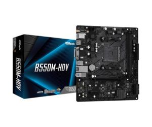 Asrock B550M-HDV AMD B550M AM4 DDR4 HDMI DVI VGA mATX ANAKART 90-MXBDJ0-A0UAYZ