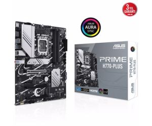 Asus PRIME H770-PLUS DDR5 7200Mhz+ (OC) DP HDMI ATX 1700P ANAKART