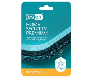 Eset Home Security Premium (3 Kullanıcı/1 Yıl Kutu)