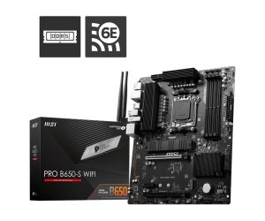 MSI PRO B650-S WIFI AMD B650 Soket AM5 DDR5 7200MHZ (OC) ATX Gaming (Oyuncu) Anakart