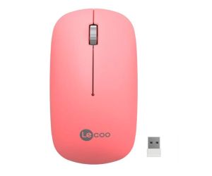 Lenovo LECOO USB OPTİK KABLOSUZ MOUSE PEMBE WS214-P