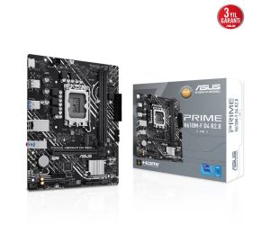 Asus PRIME H610M-F D4 R2.0-CSM 3200MHz Soket 1700 M.2 HDMI mATX Anakart