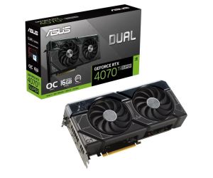 Asus RTX4070-TI SUPER 16GB GDDR6X 256BIT 3xDP/HDMI EKRAN KARTI DUAL-RTX4070TIS-O16G