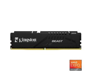 Kingston Beast Black 8 GB 5200 MT/s DDR5 CL36 DIMM Masaüstü Ram (Bellek) KF552C36BBE/8TR