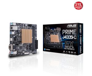 Asus PRIME J4005I-C DDR4 SES GLAN HDMI/RGB/LVDS SATA3 USB3.1 mITX ANAKART