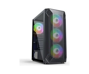 Powerboost 650W 80+ USB3.0 4x12cm RGB FAN PENCERELI MID TOWER BİLGİSAYAR KASASI VK-P1882B