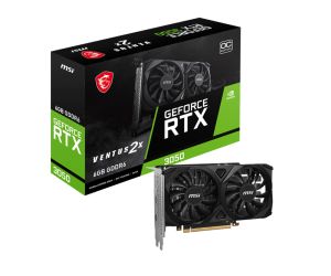 MSI RTX3050 6GB GDDR6 96BIT DP/2xHDMI (GEFORCE RTX 3050 VENTUS 2x6G OC) EKRAN KARTI