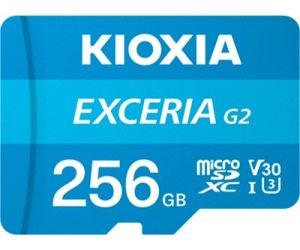 Kioxia Exceria G2 Class 10 UHS-I U3 V30 256 GB Micro SD Kart LMEX2L256GG2