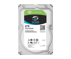 Seagate 6TB Skyhawk 256MB 3.5'' 5900 Rpm 7/24 SATA 3 Güvenlik Diski ST6000VX008