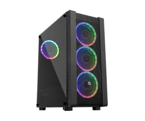 Frisby 600W 80+ Tempered Glass RGB USB 3.0 ATX Mid Tower Bilgisayar KasasıFC-9320G