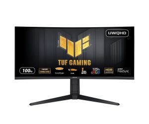 Asus 34 TUF GAMİNG 3440x1440 1MS 100Hz DP/HDMI/USB +VESA +SPEAKER MONİTÖR VG34VQEL1A