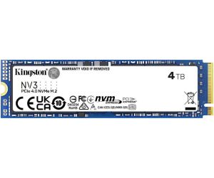 Kingston NV3 4 TB NVME GEN4 SSD 6000/5000Mbps SSD (SNV3S/4000G)