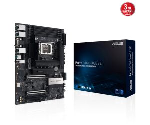 Asus PRO WS Z890-ACE SE 1851P DDR5 SES GLAN HDMI/VGA/USB4 SATA3 USB3.2 ATX ANAKART