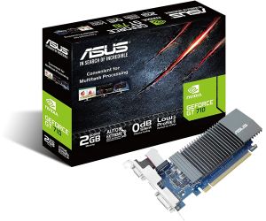 Asus GT710 2GB GDDR5 64BIT HDMI/DVI/VGA EKRAN KARTI (GT710-SL-2GD5-BRK-EVO)