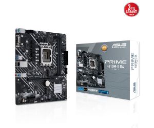 Asus PRIME H610M-E D4-CSM 1700P DDR4 SES GLAN DP/HDMI/VGA USB3.2 mATX ANAKART