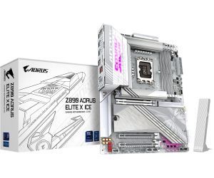 Gigabyte Z890-AORUS-ELITE-X-ICE 1851P 9500 (O.C) DDR5 SES GLAN HDMI/USB4 SATA3 USB3.2 ATX ANAKART