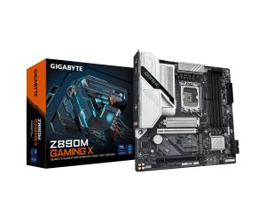 Gigabyte Z890M-GAMING-X 1851P DDR5 SES GLAN DP/HDMI SATA3 USB3.2 mATX ANAKART