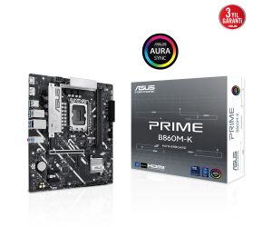 Asus Prime B860M-K-Intel B860 Soket 1851 DDR5 8800+ (OC) MHz mATX Gaming (Oyuncu) Anakart