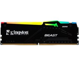 Kingston Beast RGB 32GB (2x16) DDR5 6400Mhz CL32 Siyah Gaming Ram (Bellek) KF564C32BBEAK2-32TR