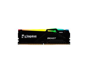 Kingston Beast RGB 16GB (2x8) DDR5 6000Mhz CL36 Siyah Gaming Ram (Bellek) KF560C36BBEAK2-16TR