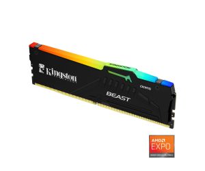 Kingston Beast RGB Expo 16GB DDR5 5600MHz CL36 Masaüstü Performans Ram (Bellek) KF556C36BBEA-16TR