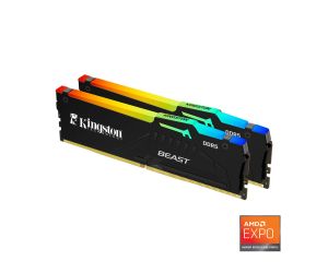 Kingston Beast RGB Expo 32 GB (2x16GB) DDR5 5600MHz CL36 Masaüstü Performans Ram (Bellek) Kit KF556C36BBEAK2-32TR