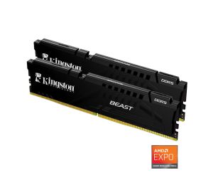 Kingston Beast Expo 64 GB (2x32GB) DDR5 6000MHz CL30 Masaüstü Performans Ram (Bellek) Kit KF560C30BBEK2-64TR