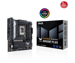 Asus TUF GAMING B860M-PLUS 1851P DDR5 SES GLAN DP/HDMI/USB SATA3 USB3.2 mATX ANAKART