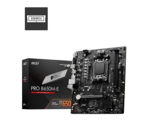 MSI PRO B650M-E DRR5 6800MHZ (OC) AM5 HDMI VGA mATX ANAKART