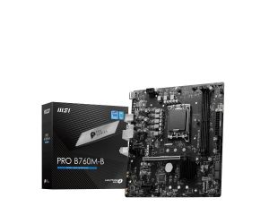 MSI PRO B760M-B DDR4 B760 Soket 1700 DDR4 4800MHz mATX Gaming Anakart