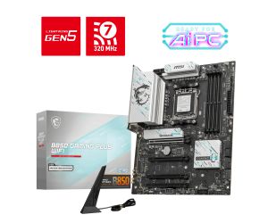 MSI B850 GAMING PLUS WIFI AM5 DDR5 8200 (OC) Mhz ATX Gaming (Oyuncu) Anakart