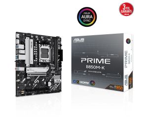 Asus PRIME B850M-K AM5 DDR5 SES GLAN DP/HDMI SATA3 USB3.2 mATX ANAKART